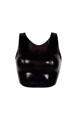 Latex rubber bra bondage - bra,