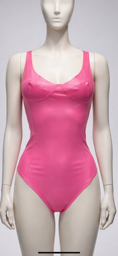 Fuchsia cut leotard - uk,