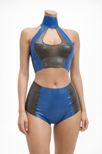 Latex rubber fetish - rubber, wear