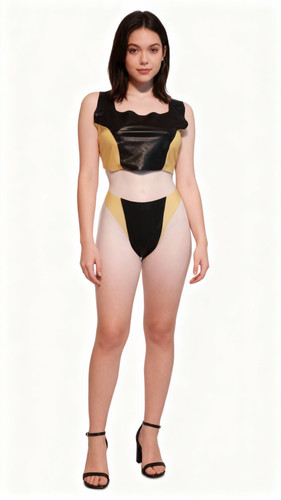 Love life latex bra - love,